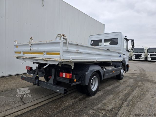 Driezijdige kipper bestelwagen MERCEDES-BENZ 818 K Atego Meiller 2xAHK Klima Euro6E