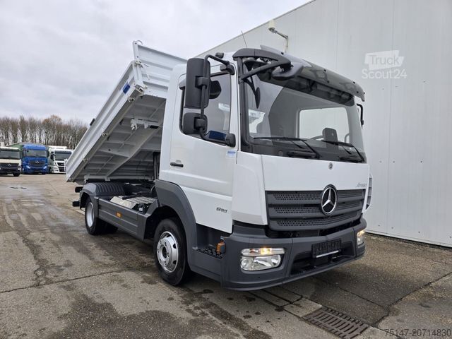 Driezijdige kipper bestelwagen MERCEDES-BENZ 818 K Atego Meiller 2xAHK Klima Euro6E