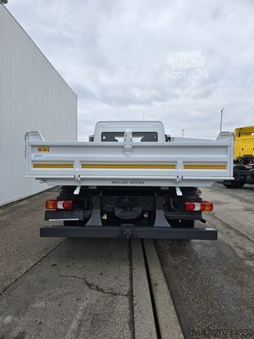 Driezijdige kipper bestelwagen MERCEDES-BENZ 818 K Atego Meiller 2xAHK Klima Euro6E
