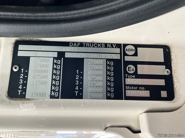  DAF FAG CF 290 Euro 6 Zoeller 17m³ Just 176.816 km !