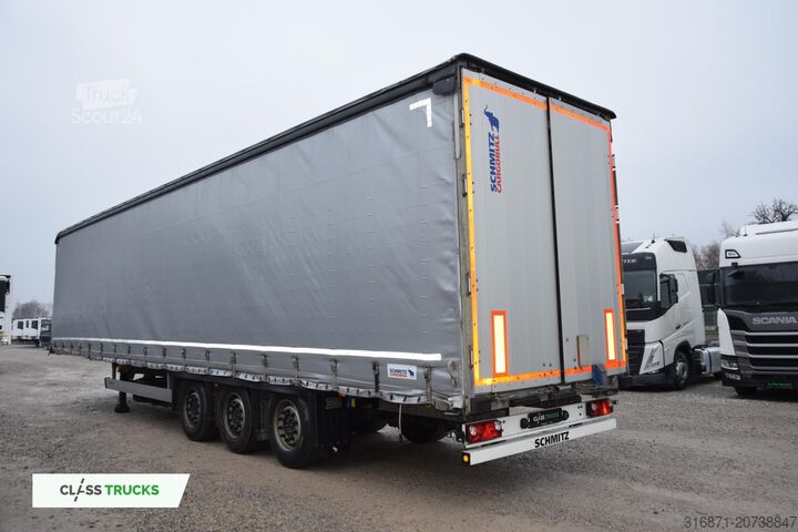 Offener Sattelanhänger mit Plane SCHMITZ CARGOBULL SCS24/L Varios