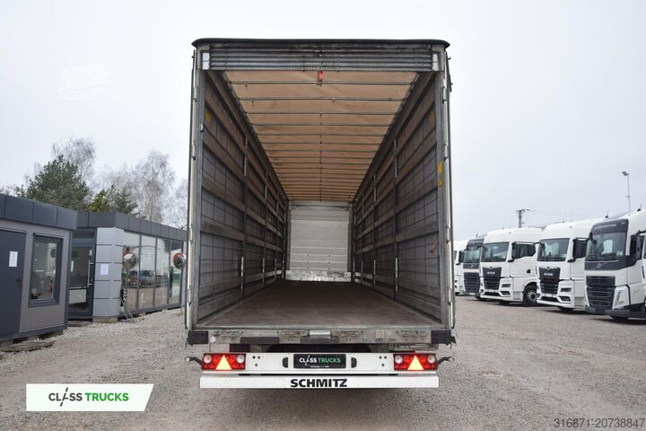 Offener Sattelanhänger mit Plane SCHMITZ CARGOBULL SCS24/L Varios