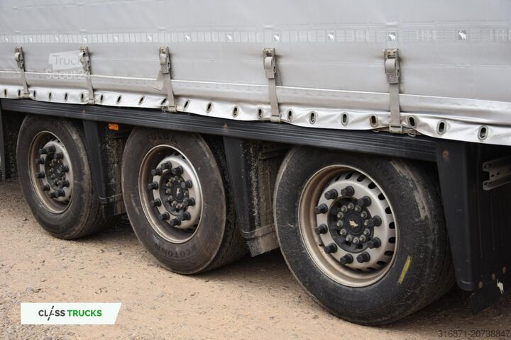 Offener Sattelanhänger mit Plane SCHMITZ CARGOBULL SCS24/L Varios