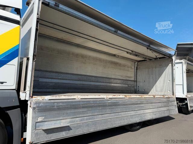 Mercedes-Benz Antos 2543 L parete laterale girevole, sponda idraulica BÄR 2.500 kg, gancio di traino Mercedes-Benz Antos 2543 L Schwenkwand LBW BÄR 2.500kg AHK