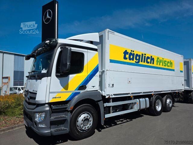 Mercedes-Benz Antos 2543 L parete laterale girevole, sponda idraulica BÄR 2.500 kg, gancio di traino Mercedes-Benz Antos 2543 L Schwenkwand LBW BÄR 2.500kg AHK