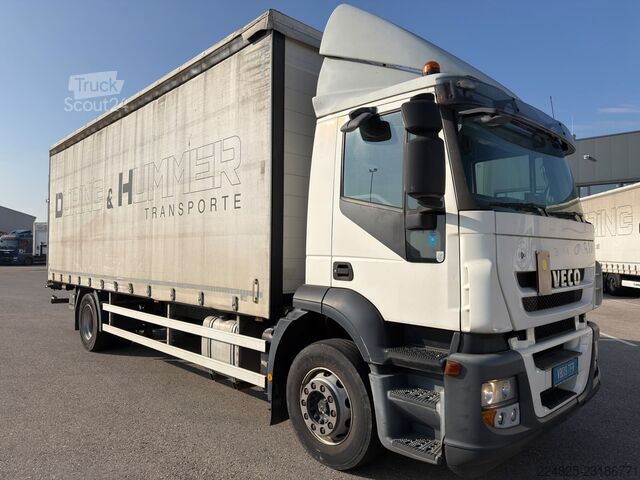 Tenteli düz yataklı kamyon IVECO 190S310 PRITSCHE PLANE+LBW*2012*EURO5 EEV*