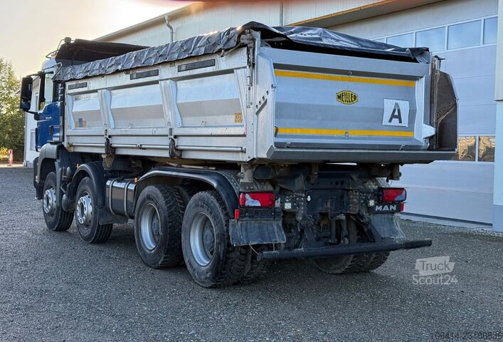 مكنسة طرق MAN TGS 35.470 MEILER KIPPER