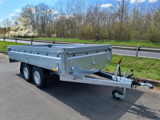 Remorcă pentru transportul lemnului Neptun Hochlader 320x168x40 cm Tandem