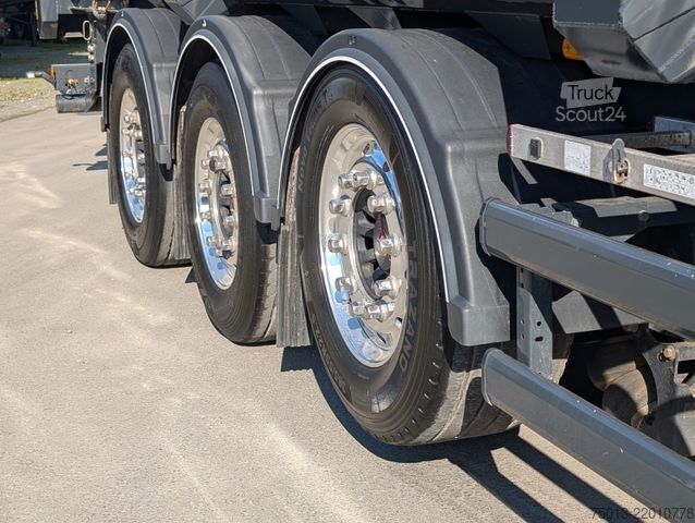 Kipper Auflieger STAS HardoX Stahl 86 m³, Liftachse, ALCOA, MIETEN?