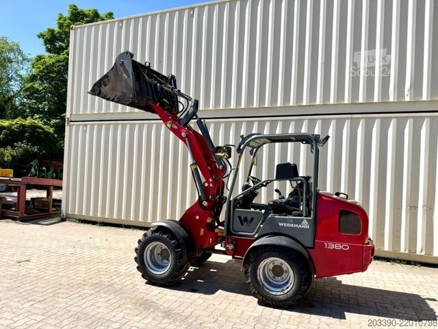 Cargadora de ruedas WEIDEMANN 1380 Hoflader/ 2020 BJ / 1.778 H / Klappschaufel