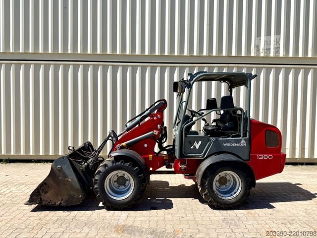 Cargadora de ruedas WEIDEMANN 1380 Hoflader/ 2020 BJ / 1.778 H / Klappschaufel