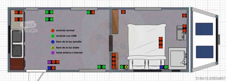 Camper truck MAN TGL 8180