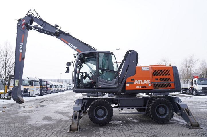 Materiaalinkäsittelijä ATLAS 250MH material handling excavator