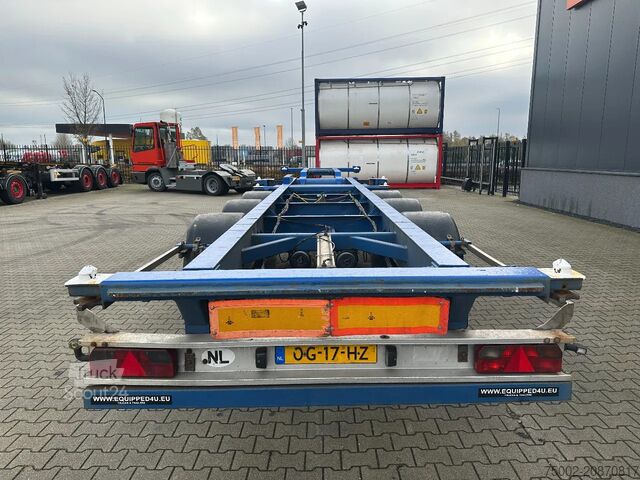 Transporte de contentores Contar 40 (45) FT-chassis / liftaxle / drumbrakes / NL...