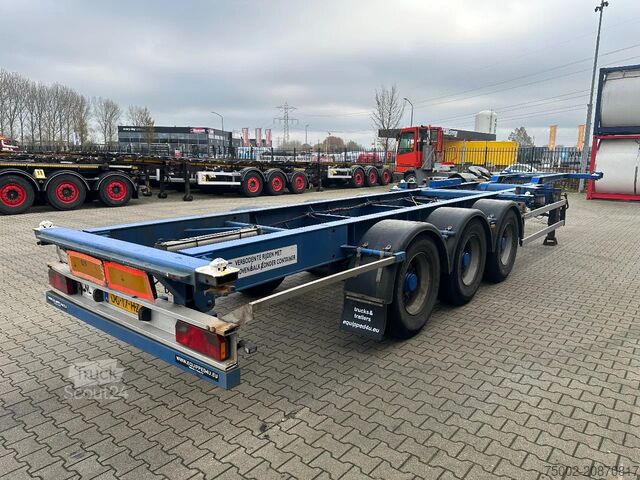 Transporte de contentores Contar 40 (45) FT-chassis / liftaxle / drumbrakes / NL...