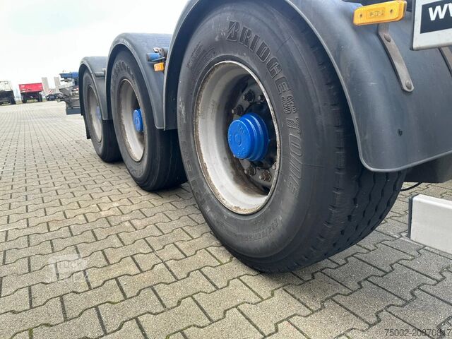 Transporte de contentores Contar 40 (45) FT-chassis / liftaxle / drumbrakes / NL...