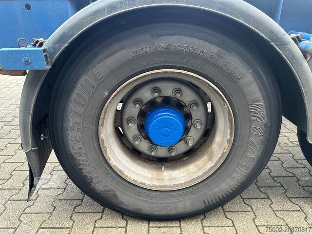 Transporte de contentores Contar 40 (45) FT-chassis / liftaxle / drumbrakes / NL...