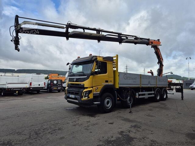 Platós teherautó Volvo FMX