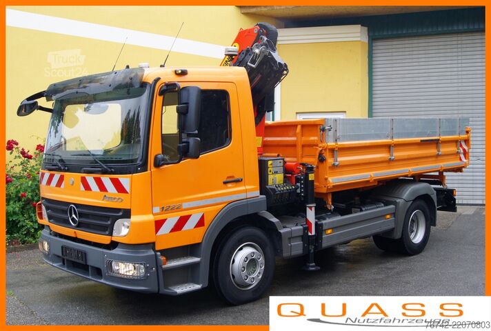 Tresidig tippbil Mercedes-Benz ATEGO 1222 BB 4x2 / EEV / Palfinger PK 9002 EH / MEILLER