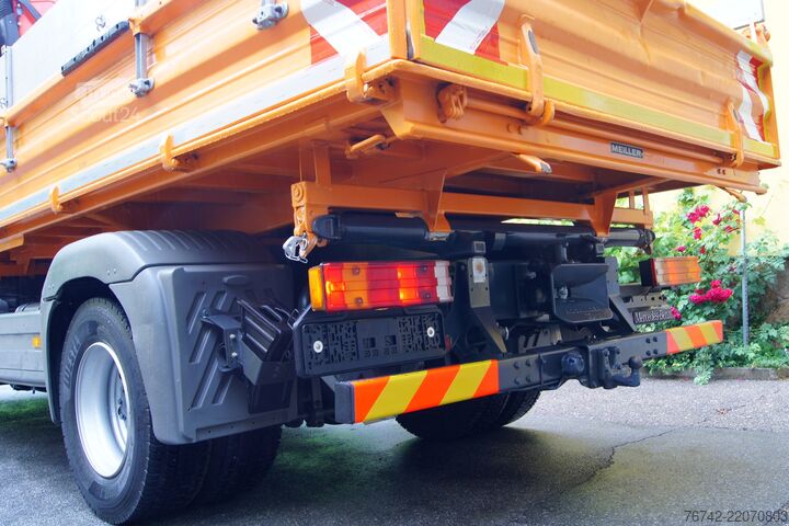 Tresidig tippbil Mercedes-Benz ATEGO 1222 BB 4x2 / EEV / Palfinger PK 9002 EH / MEILLER