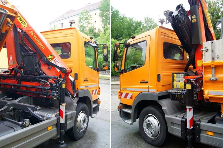 Tresidig tippbil Mercedes-Benz ATEGO 1222 BB 4x2 / EEV / Palfinger PK 9002 EH / MEILLER