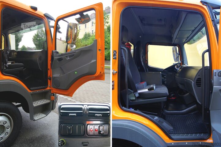 Tresidig tippbil Mercedes-Benz ATEGO 1222 BB 4x2 / EEV / Palfinger PK 9002 EH / MEILLER