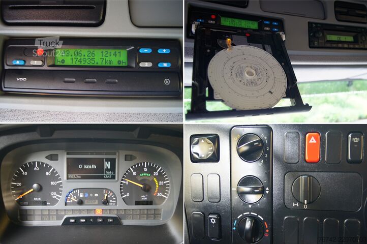 Tresidig tippbil Mercedes-Benz ATEGO 1222 BB 4x2 / EEV / Palfinger PK 9002 EH / MEILLER