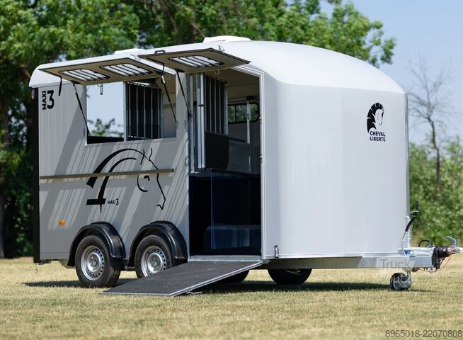 Rimorchio per trasporto cavalli Cheval Liberté Maxi 3