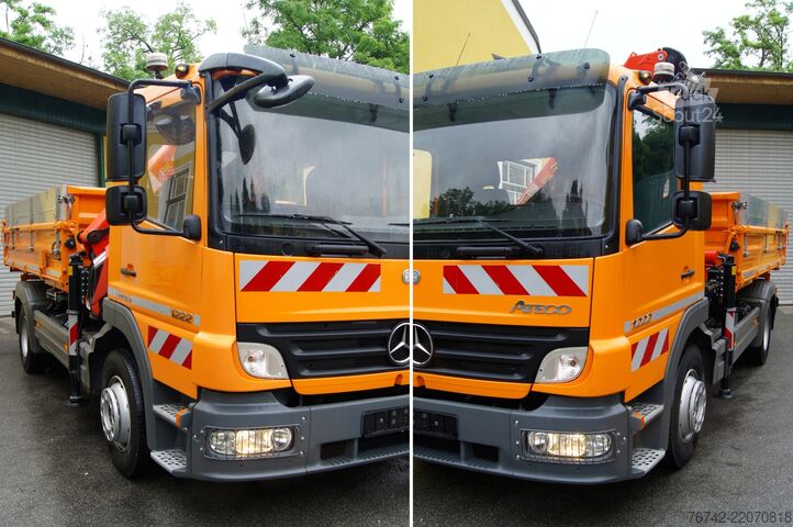 Kipper LKW Mercedes-Benz ATEGO 1222 BB 4x2 / EEV / Palfinger PK 9002 EH / MEILLER