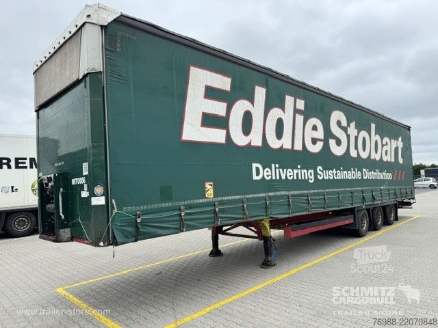 Åben sættevogn med presenning Schmitz Cargobull Curtainsider Mega