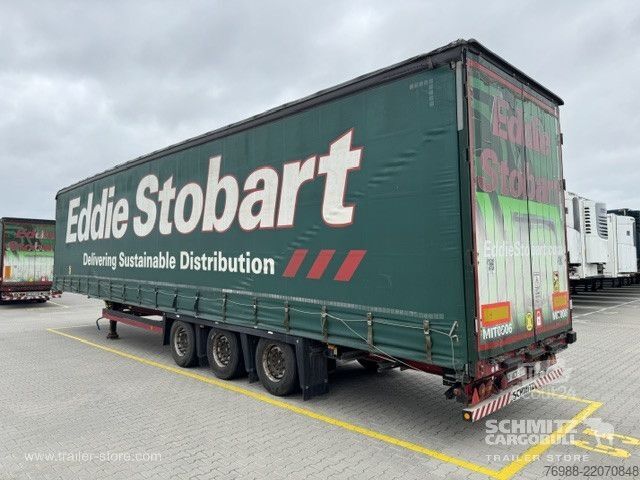Åben sættevogn med presenning Schmitz Cargobull Curtainsider Mega