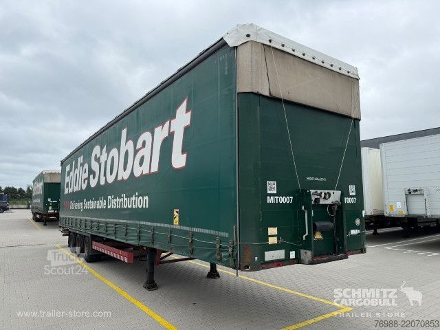 Åben sættevogn med presenning Schmitz Cargobull Curtainsider Mega