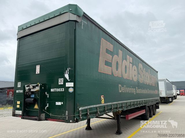 Åben sættevogn med presenning Schmitz Cargobull Curtainsider Mega
