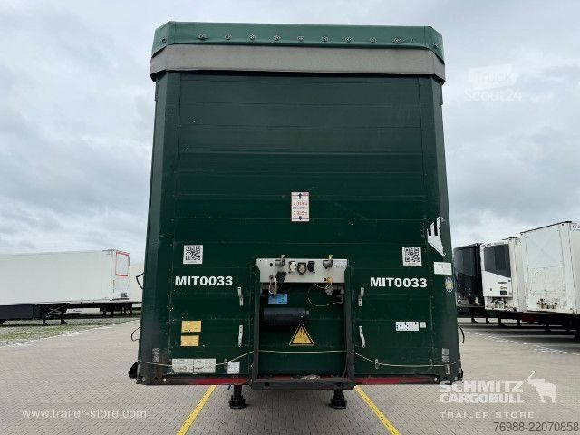 Åben sættevogn med presenning Schmitz Cargobull Curtainsider Mega