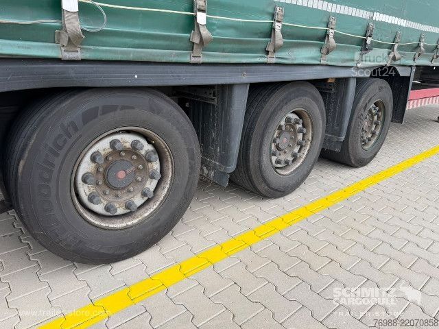 Åben sættevogn med presenning Schmitz Cargobull Curtainsider Mega