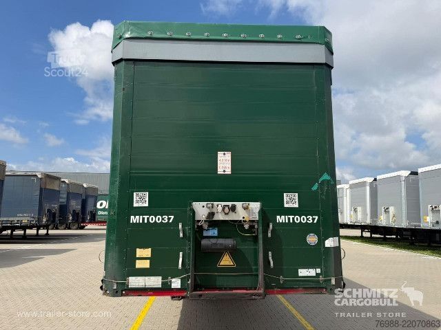 Åben sættevogn med presenning Schmitz Cargobull Curtainsider Mega