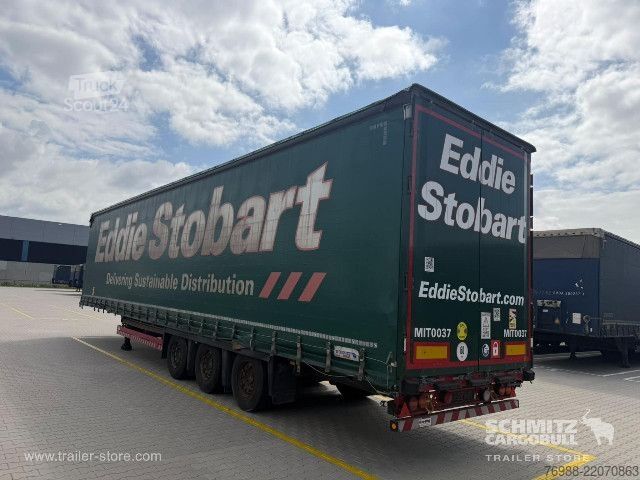 Åben sættevogn med presenning Schmitz Cargobull Curtainsider Mega