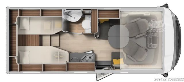 Autorulotă integrată LAIKA ECOVIP I H 2109