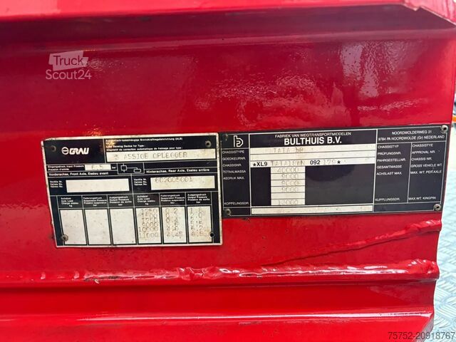 Savivartis Bulthuis 55m3 ALU kipper Liftas BPW Klep