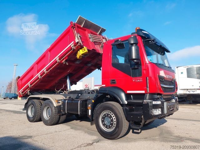 Dreiseitenkipper LKW IVECO AD 260T45 BB Dautel Bordmatic 6x4