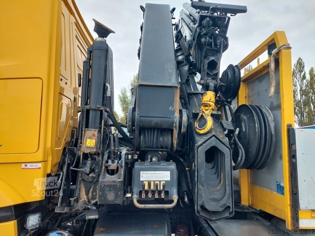 Tovornjak s ploščadjo MERCEDES-BENZ Arocs 2640 6X2 + Hiab XS 477 Hipro