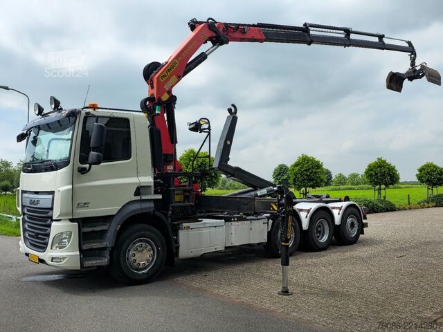 Sistema de braço de gancho DAF CF 410 FAQ PALFINGER KRAAN 22TM!! AFSTANDSBEDIE...