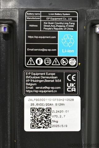 Manuel transpalet Baoli EP 15-03 ION