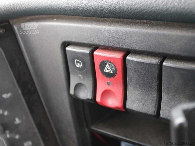 Ciężarówka z płaską platformą RENAULT Kerax 260.19, EURO 2, SIDEWALLS, CRANE HIAB 112