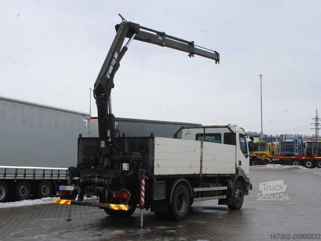 Autokran RENAULT Kerax 260.19, EURO 2, SIDEWALLS, CRANE HIAB 112