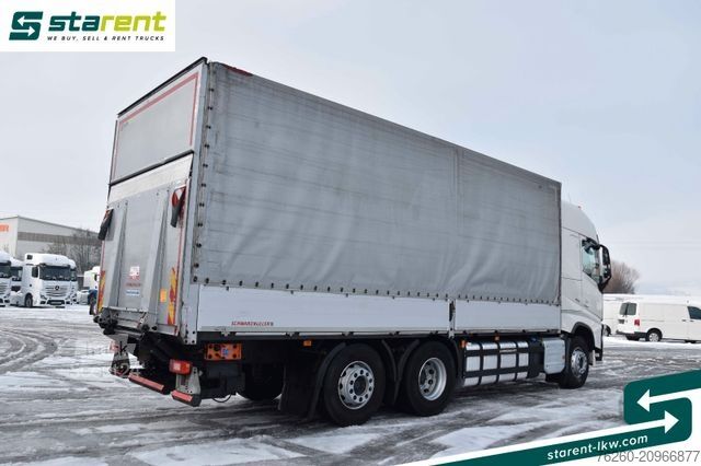 Platformas kravas automašīna ar tentu VOLVO FH 460 6x2 Planenaufbau LBW 2000kg