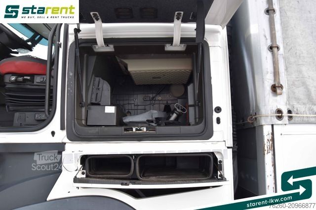 Platformas kravas automašīna ar tentu VOLVO FH 460 6x2 Planenaufbau LBW 2000kg