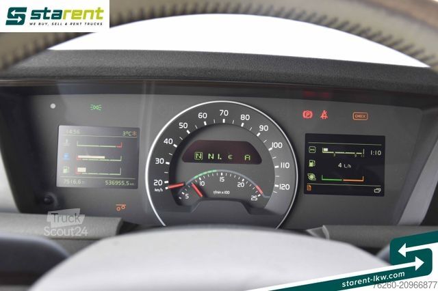 Platformas kravas automašīna ar tentu VOLVO FH 460 6x2 Planenaufbau LBW 2000kg