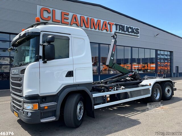 Systém ramene s hákem Scania G 410 Euro 6 Retarder Multilift 21 Ton haakarms...