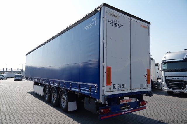 Semi-remorque bâchée FRUEHAUF FIRANKA / STANDARD / MOCNA POD?OGA SZYNA DESKA /